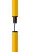 Afbeeldingen van Set van twee spikes kegel 160cm 