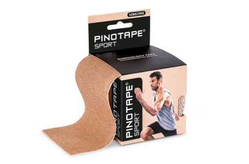 Afbeeldingen van Kinesiologie Tape PINOTAPE® XL Sensitive - Beige