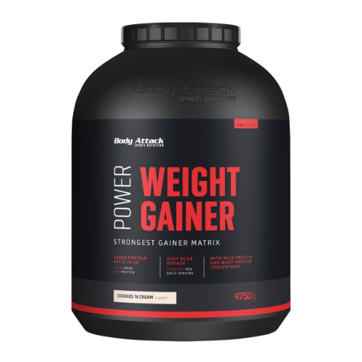 Afbeeldingen van Power Weight Gainer 4750g - Cookies n Cream Body Attack