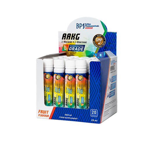 Afbeeldingen van AAKG (L-arginine + L-Ornithine) Shot 20×25ml