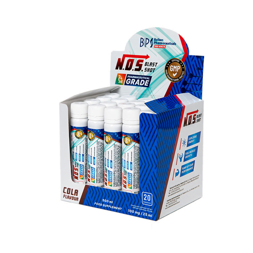 Afbeeldingen van NOS Blast (L-Arginina + L-citrulina + Beta alanina) Shot 20×25ml