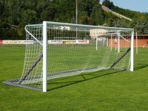 Afbeeldingen van Verplaatsbaar aluminium voetbaldoel 6 × 2 m — Inklapbaar frame inclusief net — VI 5911
