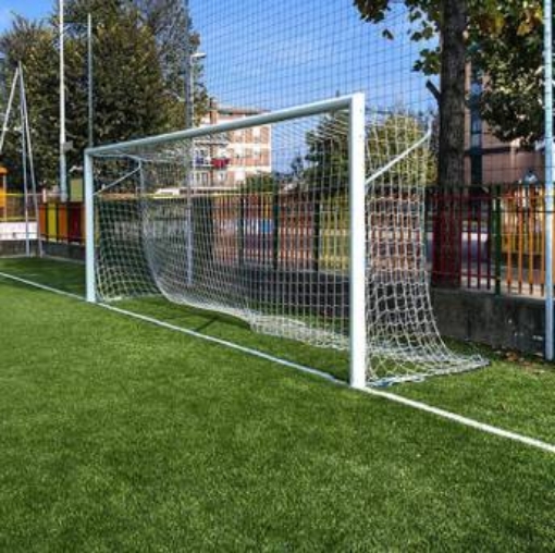 Afbeeldingen van Vast aluminium voetbaldoel 5 × 2 m inclusief net — VI 5922