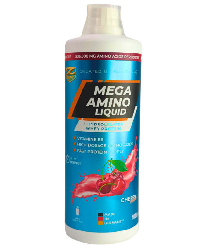 Afbeeldingen van MEGA AMINO LIQUID KERS 500ML Z-KONZEPT