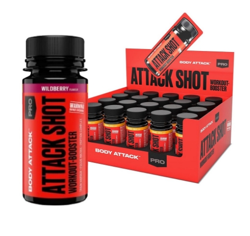 Afbeeldingen van ATTACK SHOTS 20 x 60ml  - Wilde bes