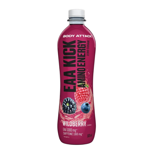 Afbeeldingen van EAA Kick Amino Wild Berry - 500ml Body Attack