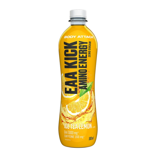 Afbeeldingen van EAA Kick Amino Ice Tea Lemon - 500ml Body Attack