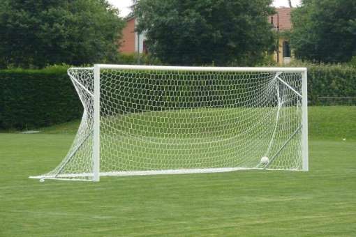 Afbeeldingen van Verplaatsbaar aluminium voetbaldoel 5 × 2 m inclusief net — VI 5924